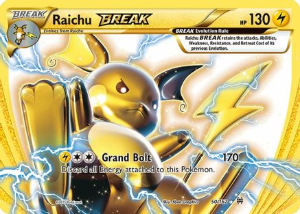 Raichu BREAK (050/162) [XY  BREAKthrough] Holofoil - Rare BREAK