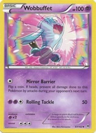 Wobbuffet (067/162) [XY  BREAKthrough] Reverse Holofoil - Uncommon