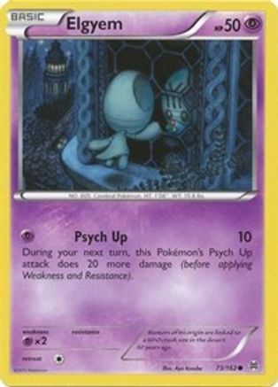 Elgyem (073/162) [XY  BREAKthrough] - Common