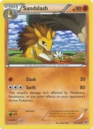 Sandslash (076/162) [XY  BREAKthrough] Reverse Holofoil - Uncommon