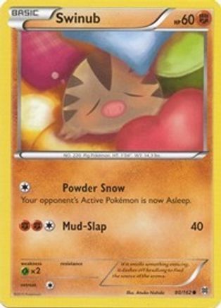 Swinub (080/162) [XY  BREAKthrough] Reverse Holofoil - Common