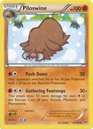 Piloswine (081/162) [XY  BREAKthrough] - Uncommon