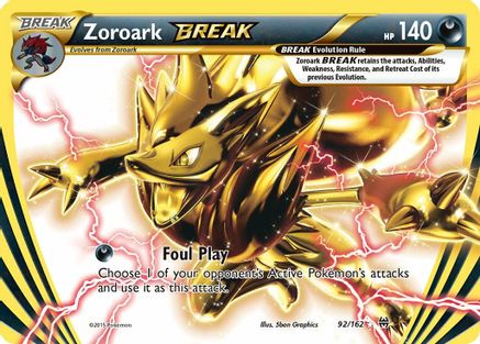 Zoroark BREAK (092/162) [XY  BREAKthrough] Holofoil - Rare BREAK