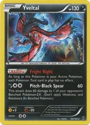 Yveltal (094/162) [XY  BREAKthrough] Reverse Holofoil - Holo Rare