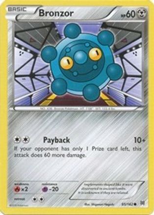Bronzor (095/162) [XY  BREAKthrough] Reverse Holofoil - Common