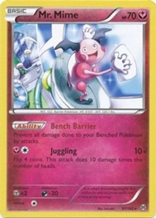 Mr. Mime (097/162) [XY  BREAKthrough] Reverse Holofoil - Rare