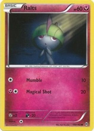 Ralts (100/162) [XY  BREAKthrough] Reverse Holofoil - Common