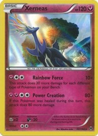 Xerneas (107/162) [XY  BREAKthrough] Reverse Holofoil - Holo Rare