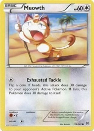 Meowth (114/162) [XY  BREAKthrough] - Common