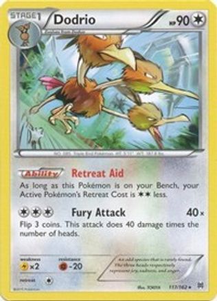 Dodrio (117/162) [XY  BREAKthrough] - Rare