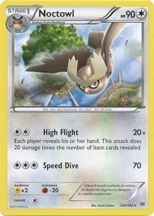 Noctowl (120/162) [XY  BREAKthrough] Reverse Holofoil - Rare