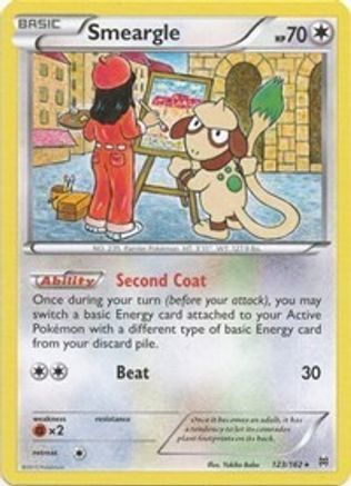 Smeargle (123/162) [XY  BREAKthrough] Reverse Holofoil - Rare