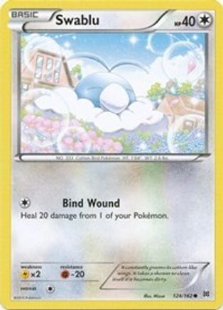 Swablu (124/162) [XY  BREAKthrough] Reverse Holofoil - Common