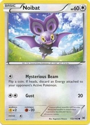 Noibat (132/162) [XY  BREAKthrough] Reverse Holofoil - Common