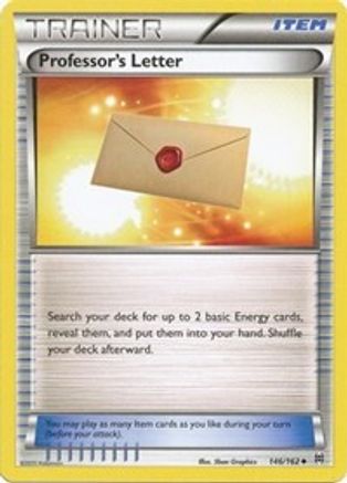 Professor's Letter (146/162) [XY  BREAKthrough] Reverse Holofoil - Uncommon