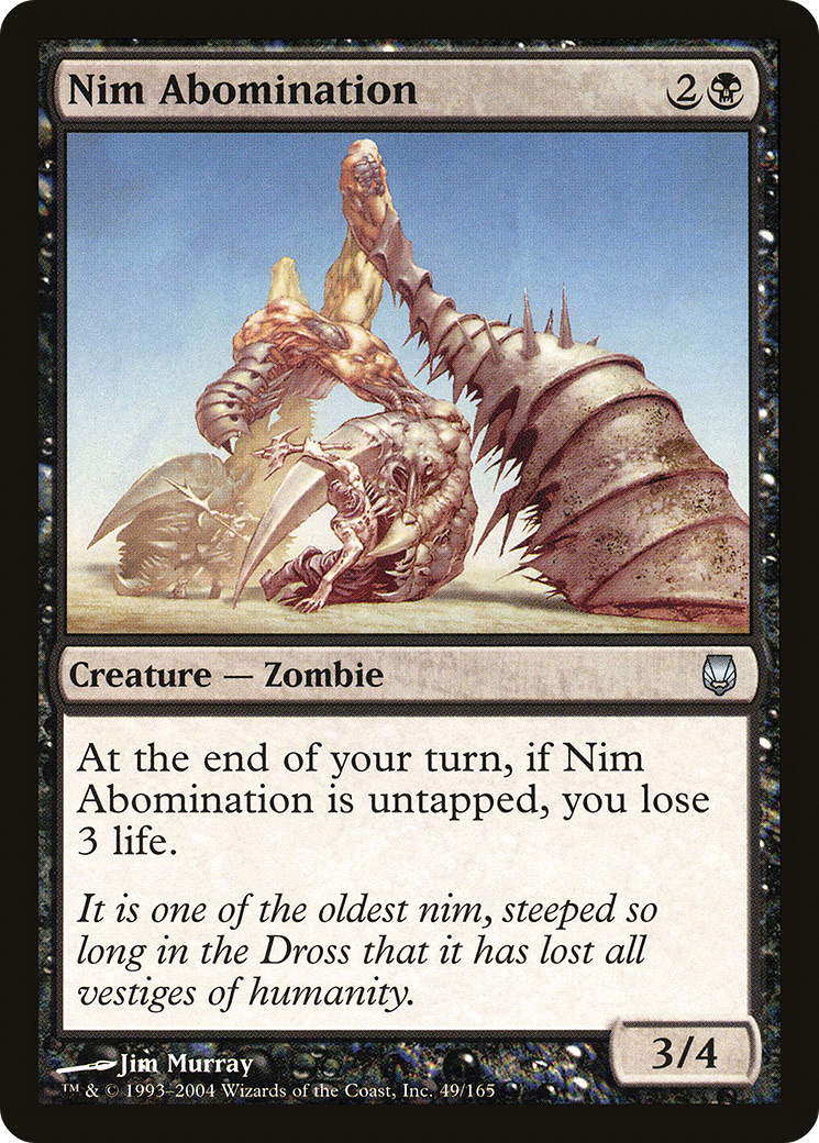 Nim Abomination (DST-049) [Darksteel] Foil