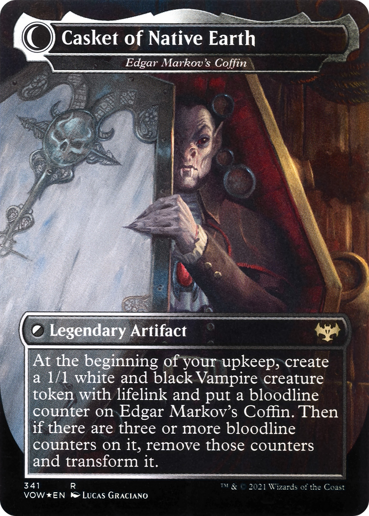 Dracula the Voyager - Edgar, Charmed Groom (VOW-341) (Borderless) [Innistrad: Crimson Vow]