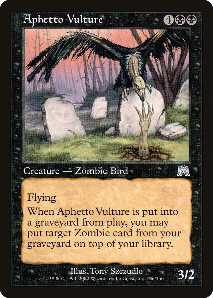 Aphetto Vulture (ONS-126) [Onslaught] Foil
