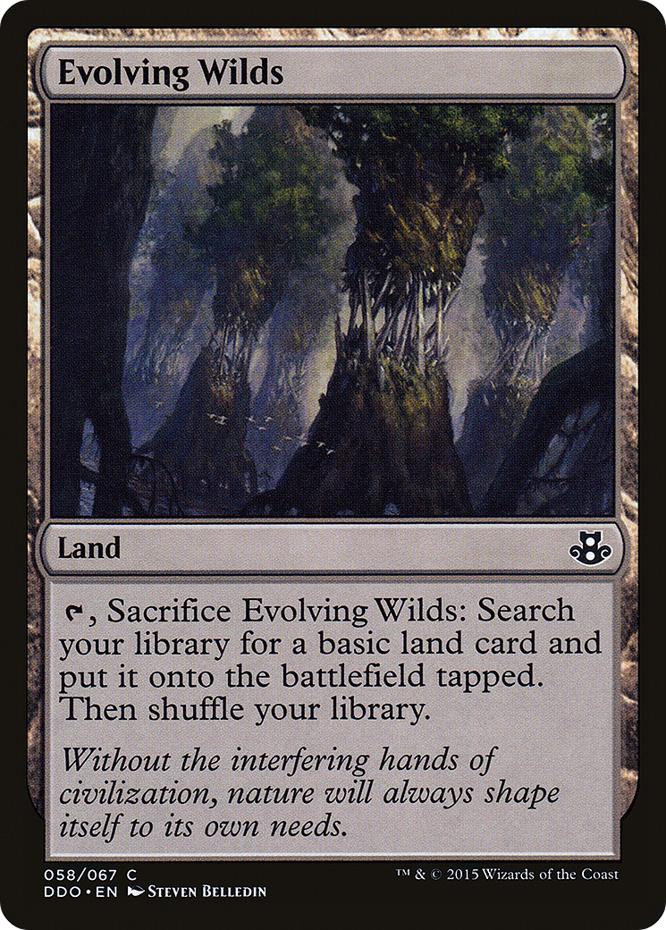 Evolving Wilds (DDO-058) [Duel Decks: Elspeth vs. Kiora]