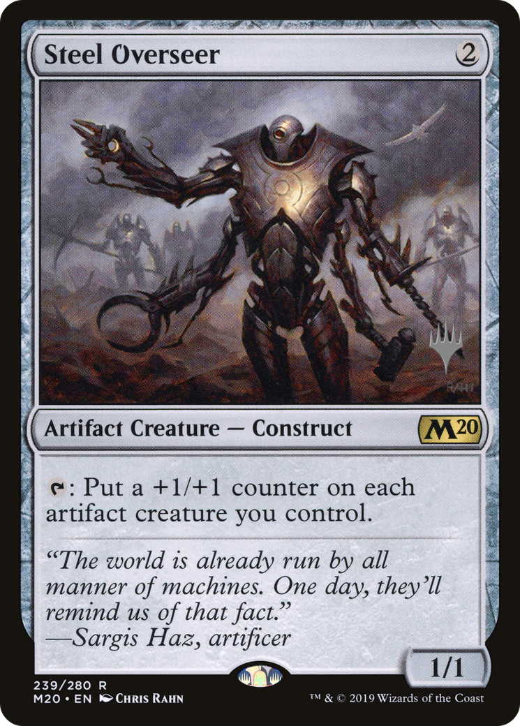 Steel Overseer (PPM20-239) [Promo Pack: Core Set 2020 Promos] Foil