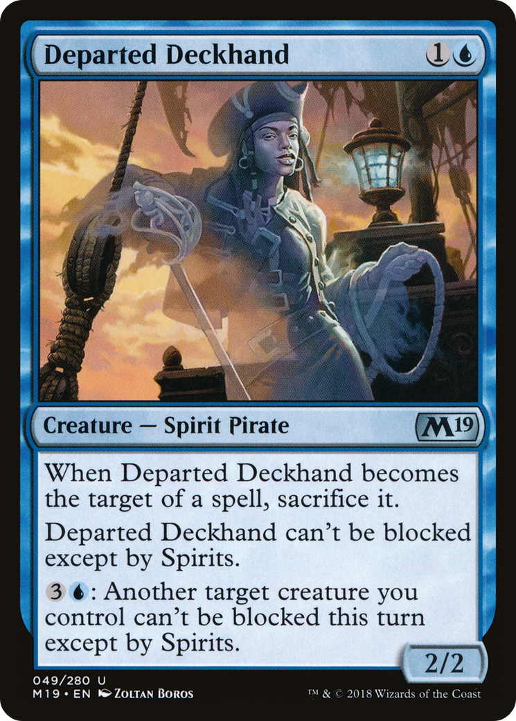 Departed Deckhand (M19-049) [Core Set 2019]