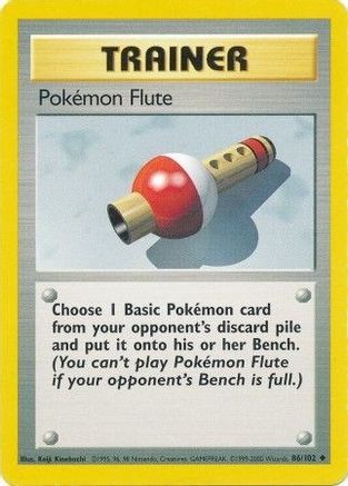 Pokemon Flute (086/102) [Base Set] - Uncommon