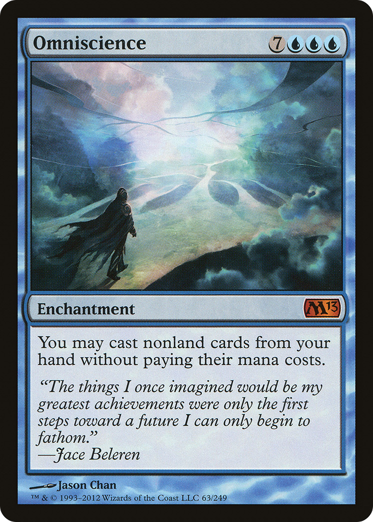 Omniscience (M13-063) [Magic 2013] Foil