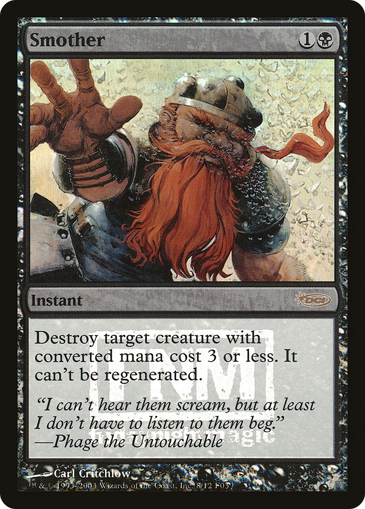 Smother [Friday Night Magic 2003] Foil