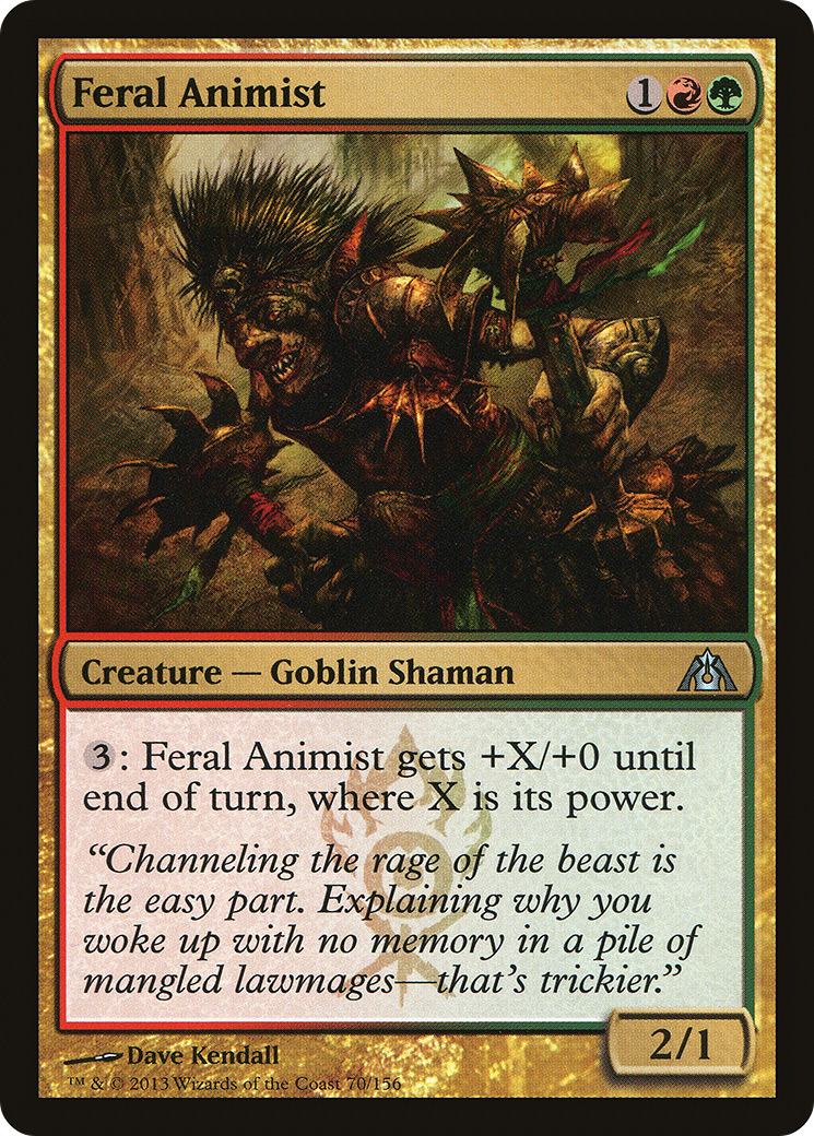 Feral Animist (DGM-070) [Dragon's Maze] Foil