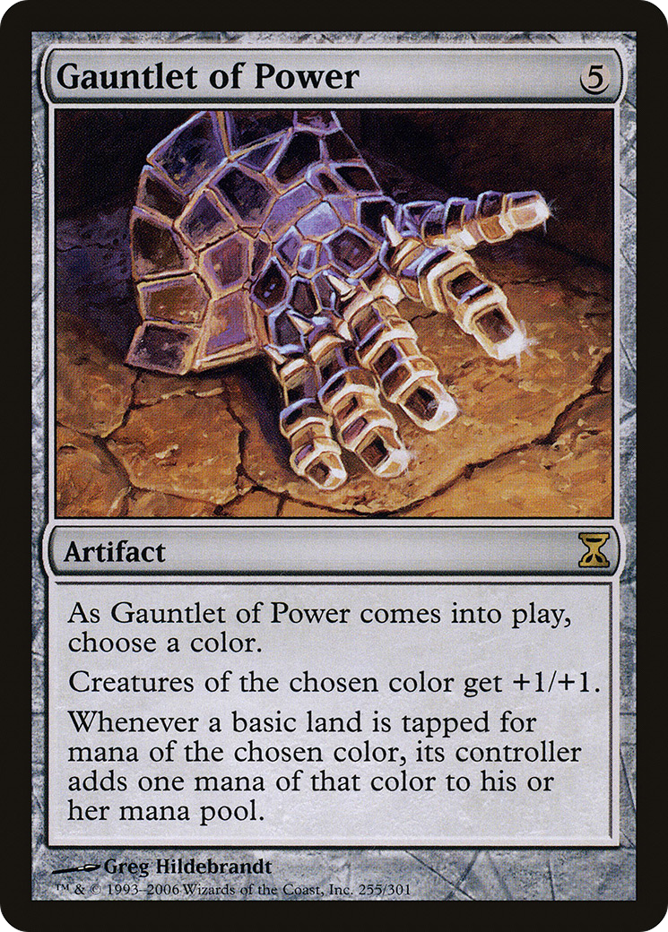 Gauntlet of Power (TSP-255) [Time Spiral]