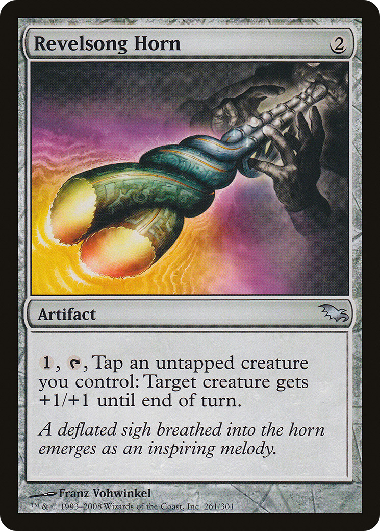 Revelsong Horn (SHM-261) [Shadowmoor] Foil
