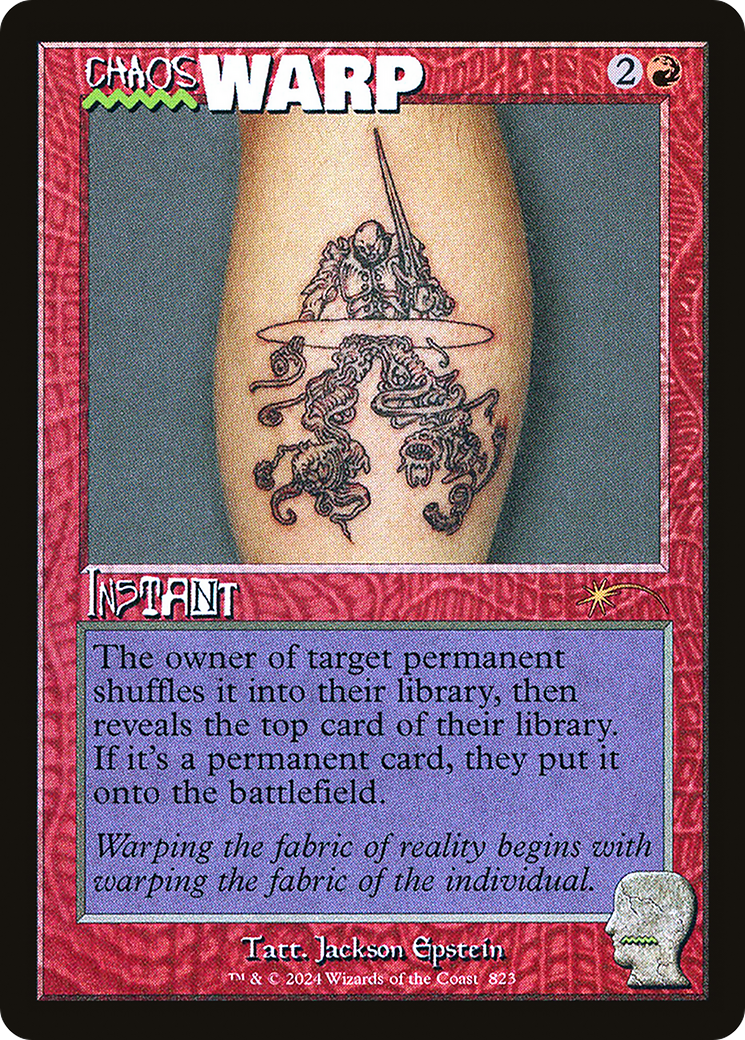 Chaos Warp (Rainbow Foil) (SLD-823) [Secret Lair Drop] Foil