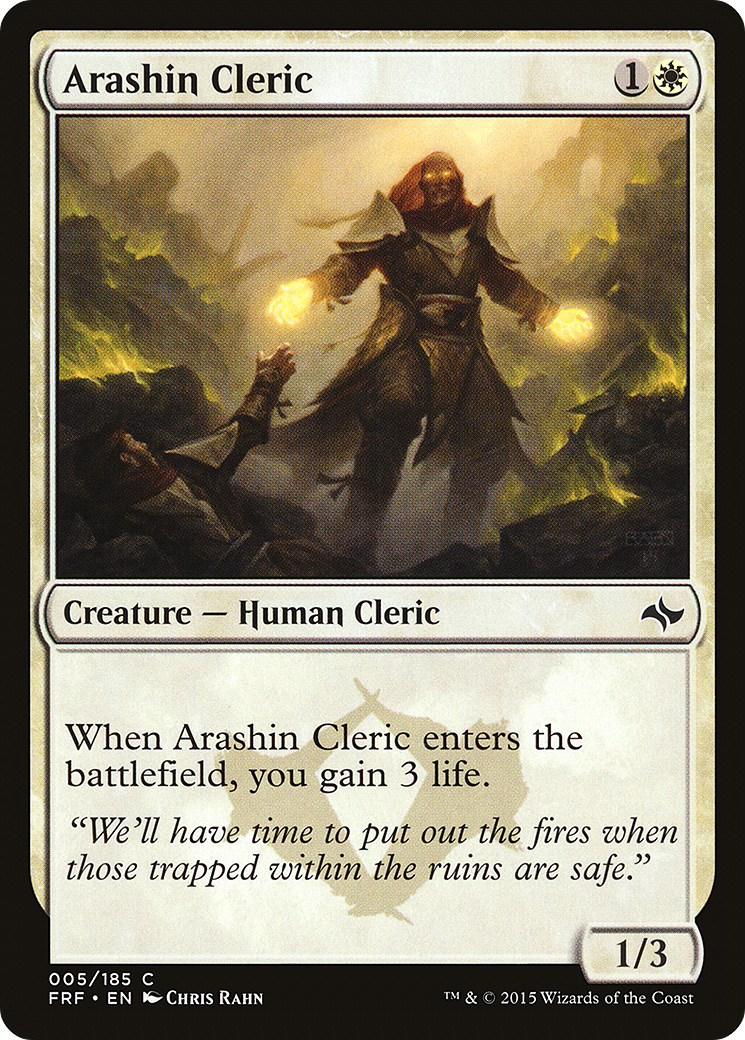 Arashin Cleric (FRF-005) [Fate Reforged] Foil