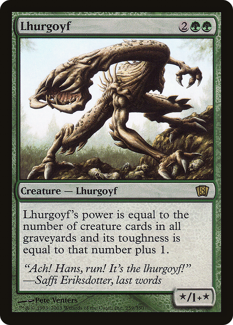 Lhurgoyf (8ED-259) [8th Edition] Foil