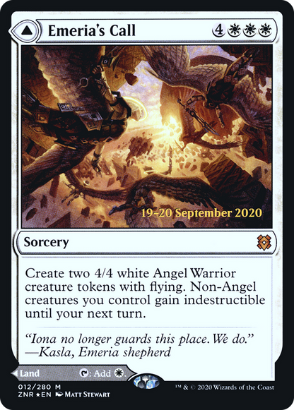 Emeria's Call (PRE-12S) [Zendikar Rising Promos] Foil