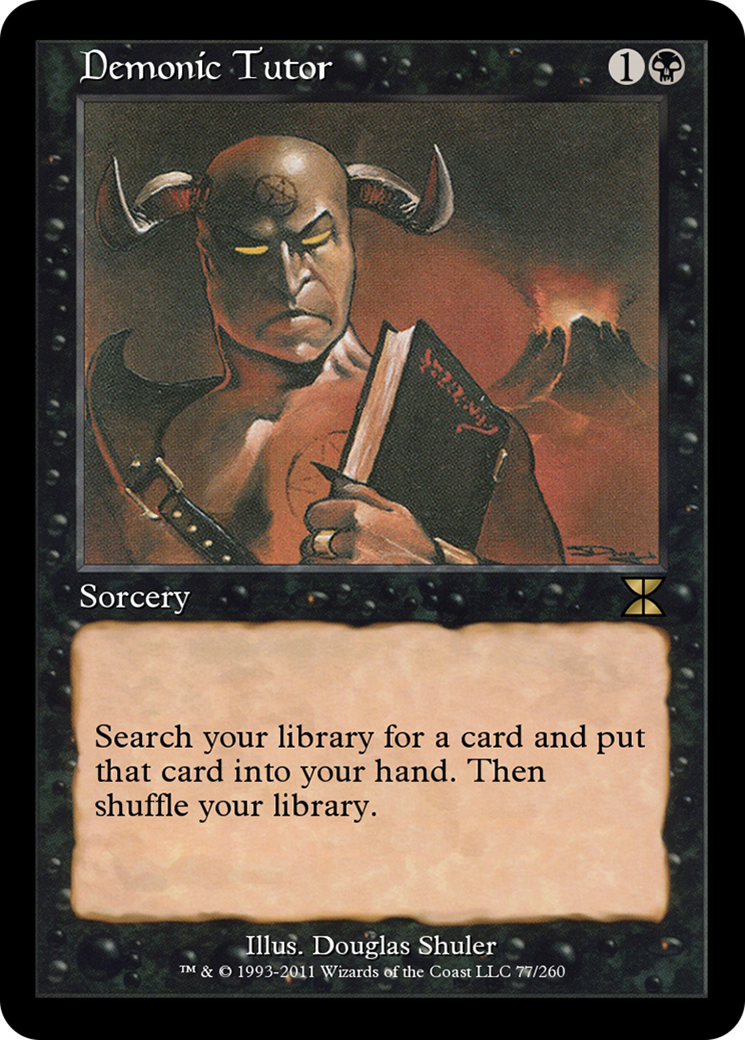 Demonic Tutor (ME4-077) [Masters Edition IV] Foil