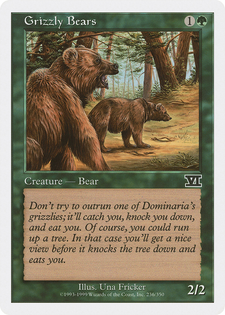 Grizzly Bears (6ED-236) [Classic Sixth Edition]