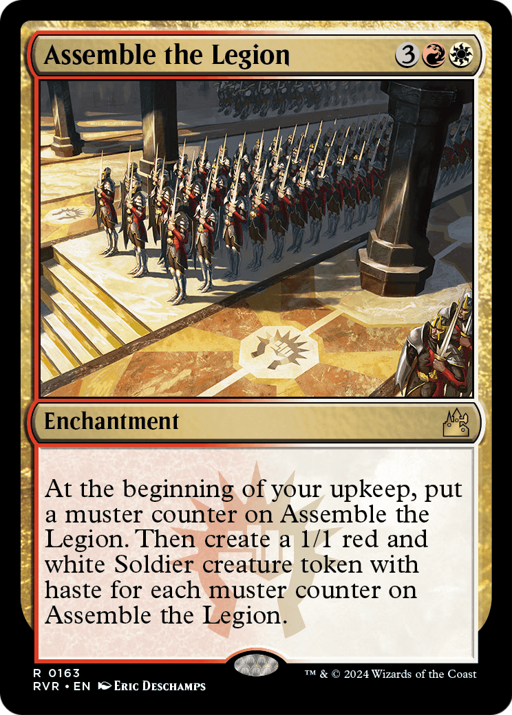 Assemble the Legion (RVR-163) [Ravnica Remastered] Foil