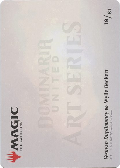 Vesuvan Duplimancy // Vesuvan Duplimancy (ADMU-019) (Borderless) [Dominaria United Art Series]