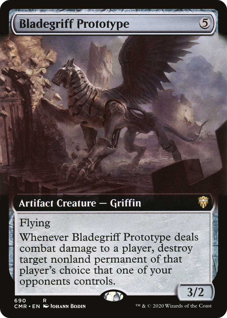 Bladegriff Prototype (Extended Art) (CMR-690) [Commander Legends] Foil