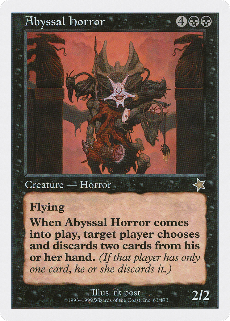 Abyssal Horror (S99-063) [Starter 1999]