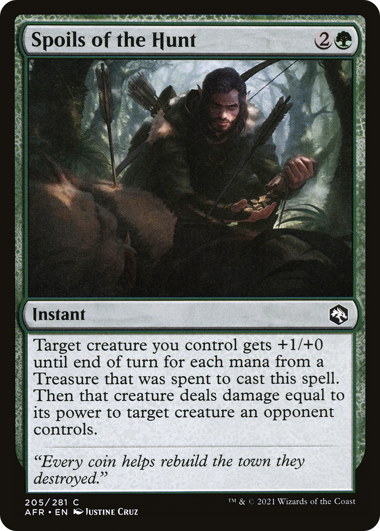 Spoils of the Hunt (AFR-205) [Adventures in the Forgotten Realms] Foil