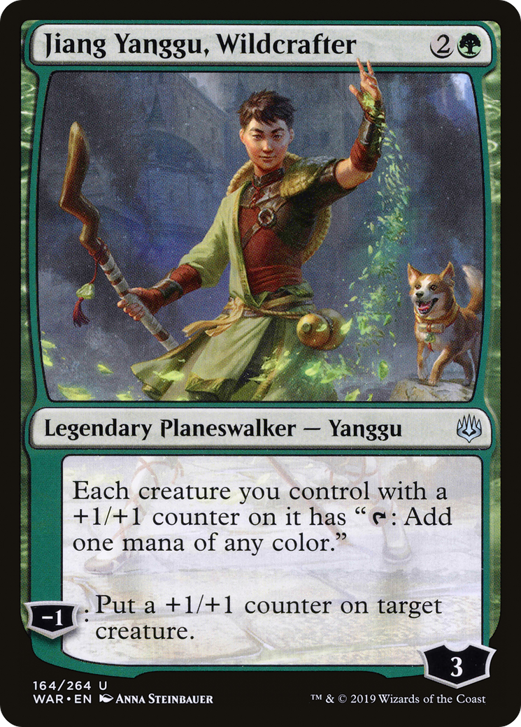 Jiang Yanggu, Wildcrafter (WAR-164) [War of the Spark]