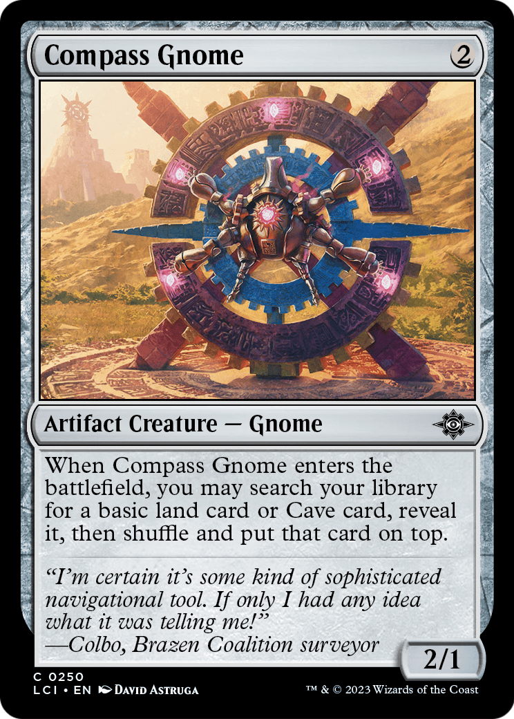 Compass Gnome (LCI-250) [The Lost Caverns of Ixalan]