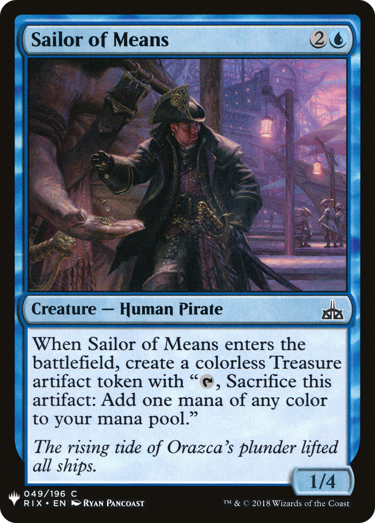 Sailor of Means (LIST-RIX-49) [The List]