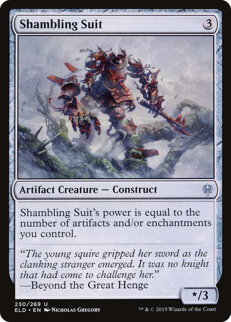Shambling Suit (ELD-230) [Throne of Eldraine] Foil