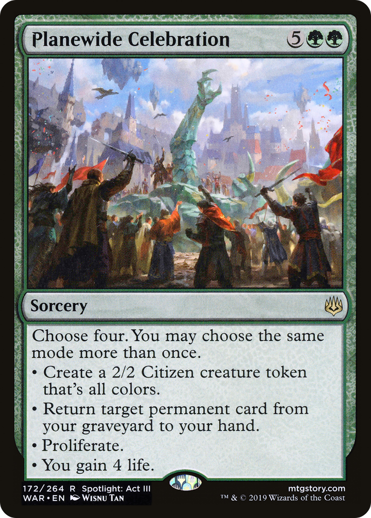 Planewide Celebration (WAR-172) [War of the Spark]