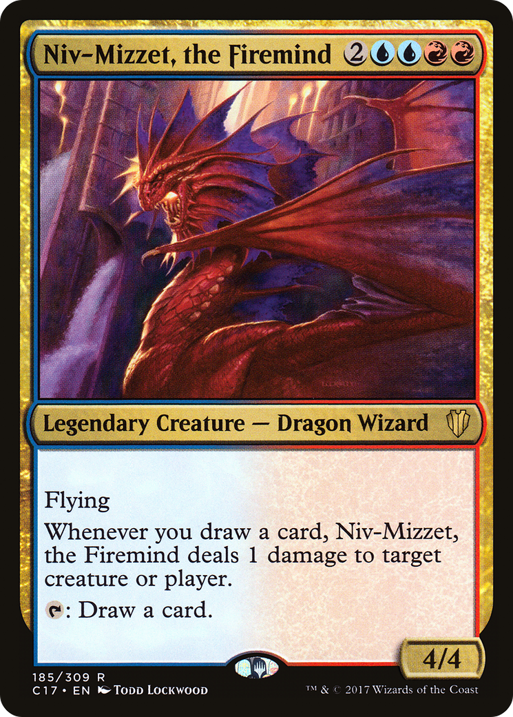 Niv-Mizzet, the Firemind (C17-185) [Commander 2017]