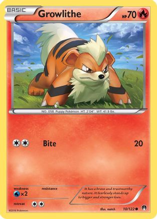 Growlithe (010/122) [XY  BREAKpoint] - Common