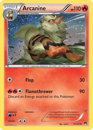 Arcanine (011/122) [XY  BREAKpoint] - Uncommon